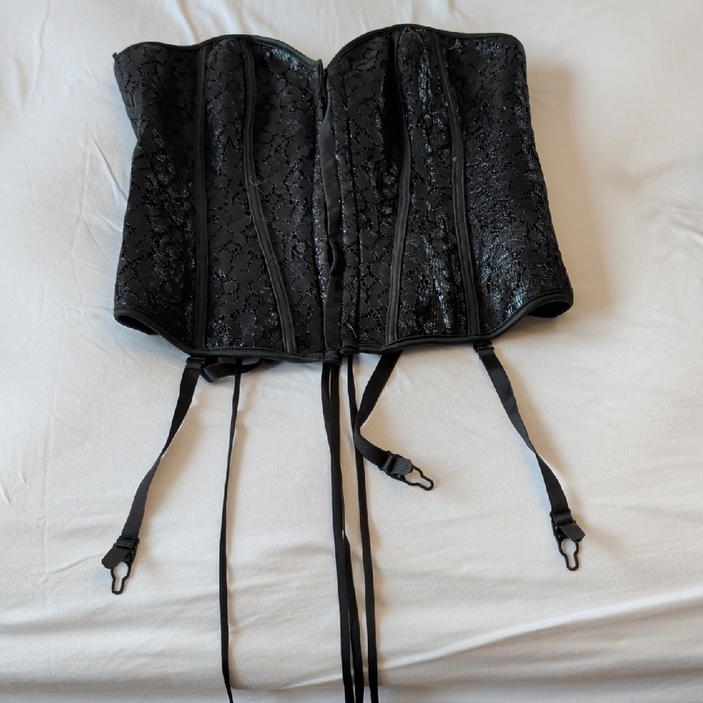 Shirley of Hollywood Black Lace Corset
